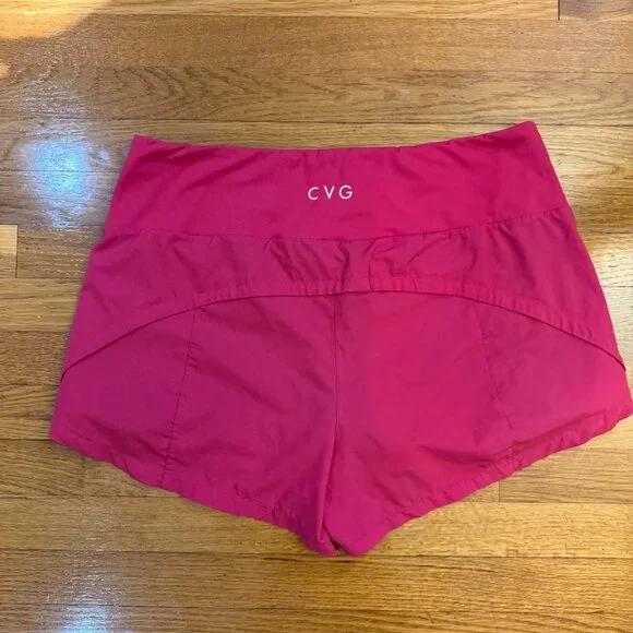 Constantly Varied Gear (CVG) Athletic Running Shorts Pink/Raspberry -Size Large - Picture 1 of 6